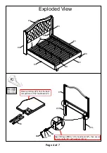 Preview for 4 page of Furniture of America CM7160EK/CK-VN Assembly Instructions Manual