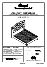 Preview for 1 page of Furniture of America CM7160F/Q-VN Assembly Instructions Manual