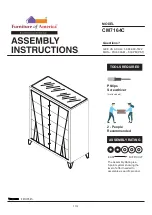 Furniture of America CM7164C Assembly Instructions Manual preview