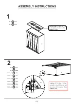 Предварительный просмотр 6 страницы Furniture of America CM7164C Assembly Instructions Manual