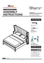 Furniture of America CM7164EK-CK Assembly Instructions Manual preview