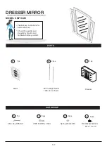 Preview for 5 page of Furniture of America CM7164M Assembly Instructions Manual