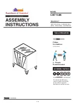 Furniture of America CM7164N Assembly Instructions Manual preview