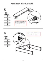 Preview for 10 page of Furniture of America CM7164Q Assembly Instructions Manual