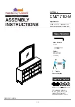 Furniture of America CM7171D-M Assembly Instructions Manual preview