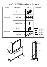 Предварительный просмотр 6 страницы Furniture of America CM7171D-M Assembly Instructions Manual