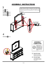 Предварительный просмотр 8 страницы Furniture of America CM7171D-M Assembly Instructions Manual