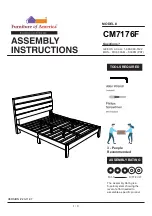 Furniture of America CM7176F Assembly Instructions Manual preview