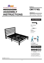 Preview for 1 page of Furniture of America CM7176Q Assembly Instructions Manual