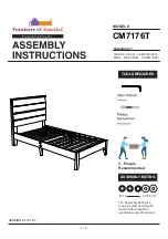 Preview for 1 page of Furniture of America CM7176T Assembly Instructions Manual