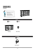 Preview for 5 page of Furniture of America CM7182D Assembly Instructions Manual