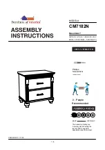 Furniture of America CM7182N Assembly Instructions Manual preview