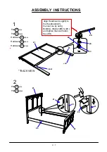 Предварительный просмотр 6 страницы Furniture of America CM7182Q Assembly Instructions Manual