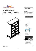 Furniture of America CM7184C Assembly Instructions Manual preview