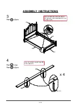 Предварительный просмотр 9 страницы Furniture of America CM7184CK Assembly Instructions Manual