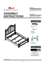 Furniture of America CM7184F Assembly Instructions Manual preview