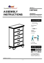 Preview for 1 page of Furniture of America CM7186C Assembly Instructions Manual