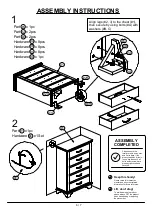 Preview for 6 page of Furniture of America CM7186C Assembly Instructions Manual