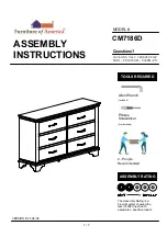 Furniture of America CM7186D Assembly Instructions Manual preview