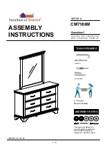 Furniture of America CM7186M Assembly Instructions Manual preview