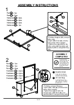 Preview for 6 page of Furniture of America CM7186M Assembly Instructions Manual