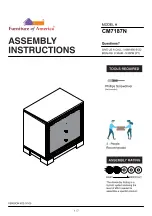 Furniture of America CM7187N Assembly Instructions Manual preview