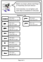 Preview for 4 page of Furniture of America CM7190F Assembly Instructions Manual