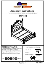 Furniture of America CM7194Q Assembly Instructions Manual preview