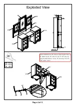 Preview for 4 page of Furniture of America CM7195V-1 Assembly Instructions