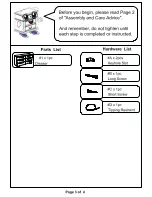 Preview for 3 page of Furniture of America CM7201D Assembly Instructions Manual