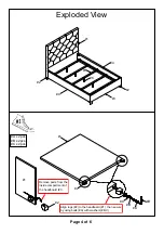 Preview for 4 page of Furniture of America CM7202F Assembly Instructions Manual