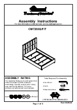 Furniture of America CM7203Q Assembly Instructions Manual preview