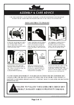 Preview for 2 page of Furniture of America CM7263Q Assembly Instructions Manual