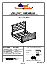 Furniture of America CM7267CK Assembly Instructions preview