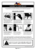 Preview for 2 page of Furniture of America CM7267Q Assembly Instructions