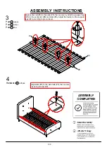 Предварительный просмотр 9 страницы Furniture of America CM7272-VN Assembly Instructions Manual