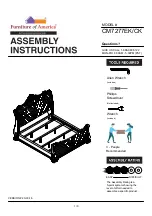 Preview for 1 page of Furniture of America CM7277CK Assembly Instructions Manual