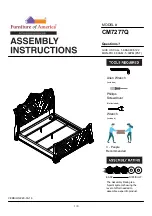 Preview for 1 page of Furniture of America CM7277Q Assembly Instructions Manual