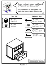 Preview for 3 page of Furniture of America CM7289N Assembly Instructions