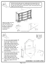 Preview for 4 page of Furniture of America CM7296M Assembly Instructions