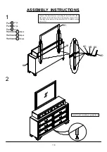 Preview for 7 page of Furniture of America CM7302D-M Assembly Instructions Manual