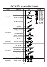 Preview for 7 page of Furniture of America CM7302EK Assembly Instructions Manual