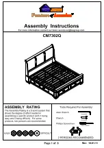 Furniture of America CM7302Q Assembly Instructions Manual preview