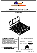 Предварительный просмотр 18 страницы Furniture of America CM7302Q Assembly Instructions Manual