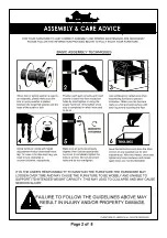 Preview for 2 page of Furniture of America CM7315CK Assembly Instructions Manual