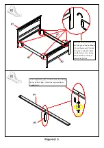 Preview for 4 page of Furniture of America CM7351CK Assembly Instructions Manual