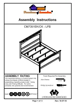 Preview for 11 page of Furniture of America CM7351CK Assembly Instructions Manual