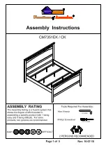 Preview for 16 page of Furniture of America CM7351CK Assembly Instructions Manual