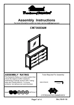 Furniture of America CM7360D Assembly Instructions preview