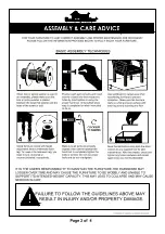 Preview for 2 page of Furniture of America CM7360D Assembly Instructions